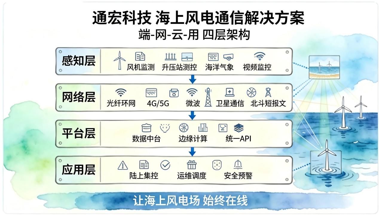 通宏科技海上风电通信解决方案