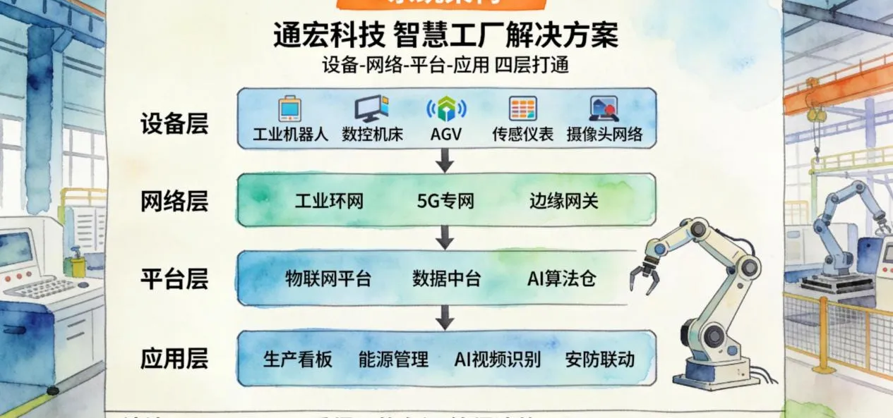 从"看得见的车间"到"算得清的工厂":通宏科技智慧工厂解决方案