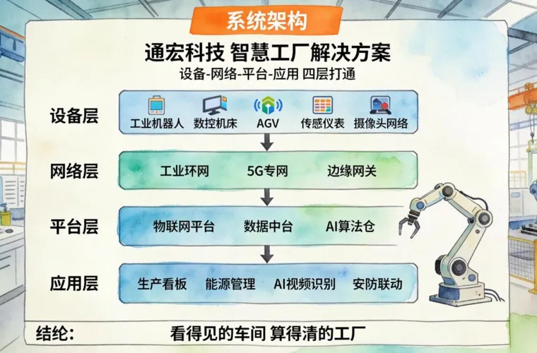 从"看得见的车间"到"算得清的工厂"：通宏科技智慧工厂解决方案